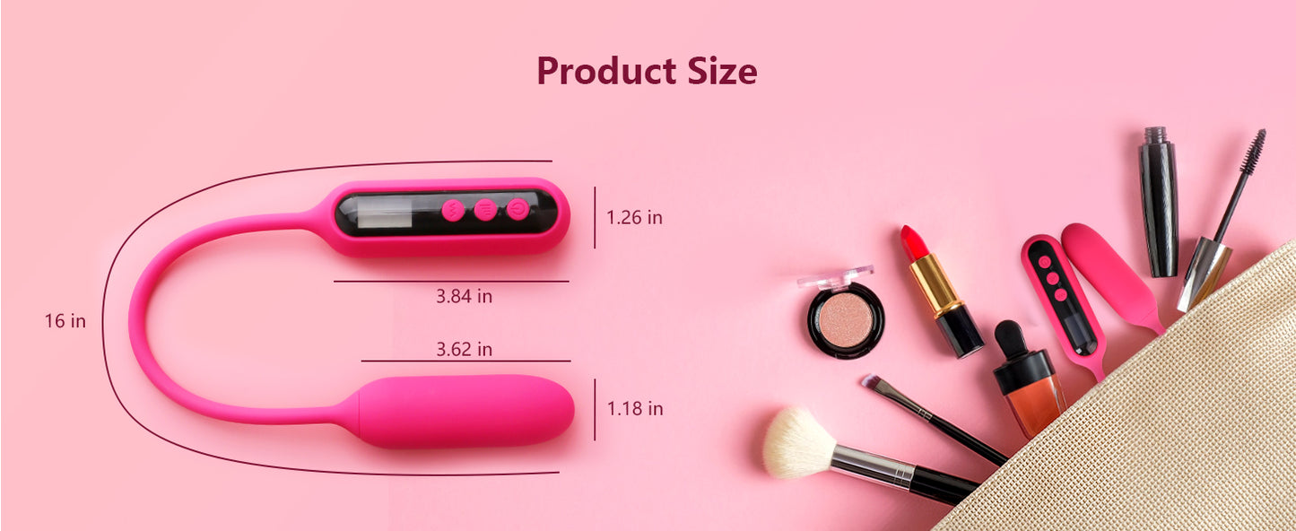 Vibrator Sex Toy with LCD Display 10 Vibration Modes & 4 Speeds