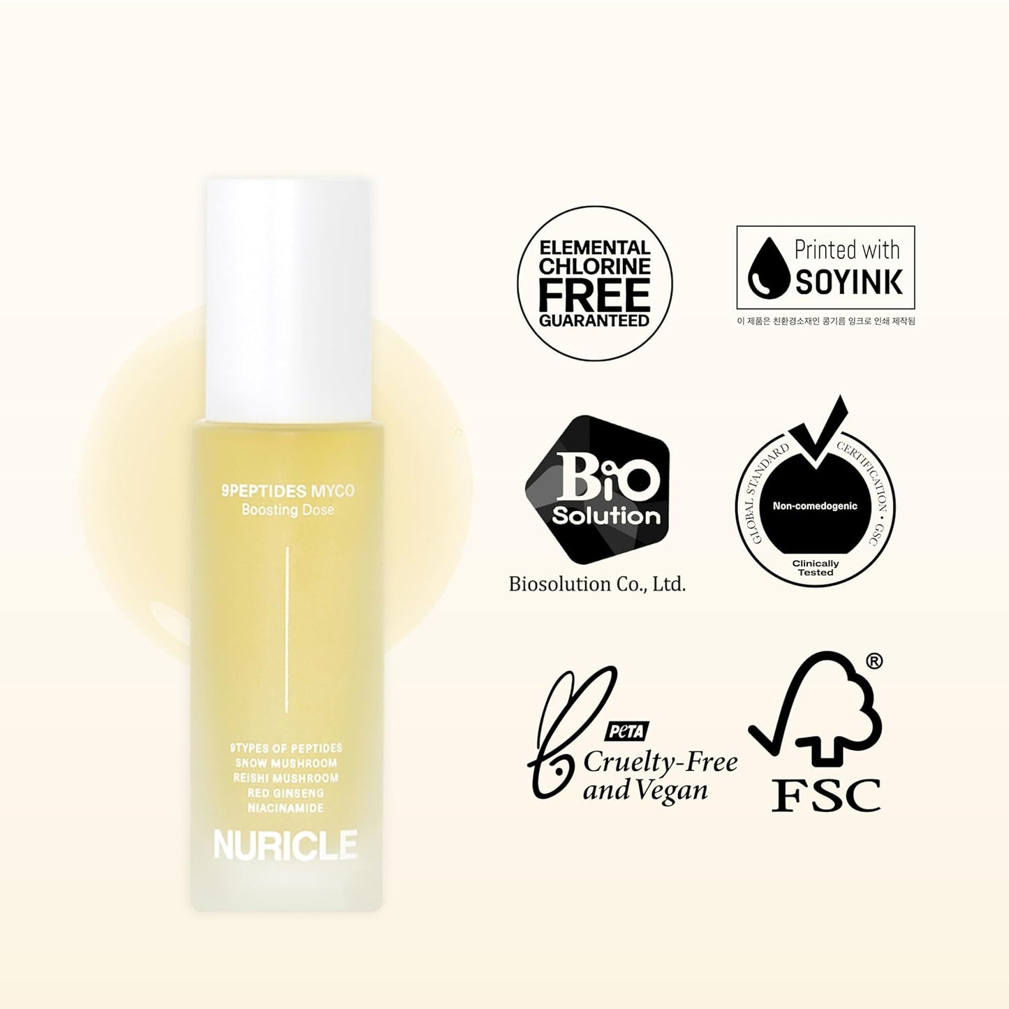 9PEPTIDES MYCO Boosting Dose 30ml (1.014 fl.oz)
