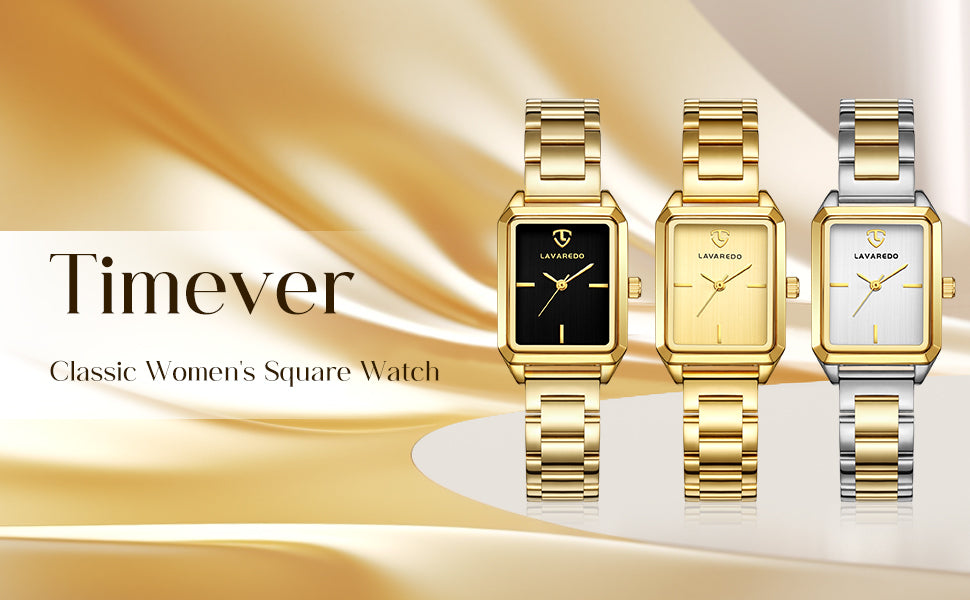 Watch Luxury Stainless Steel & Japanese Quartz Movement - GOLD Color