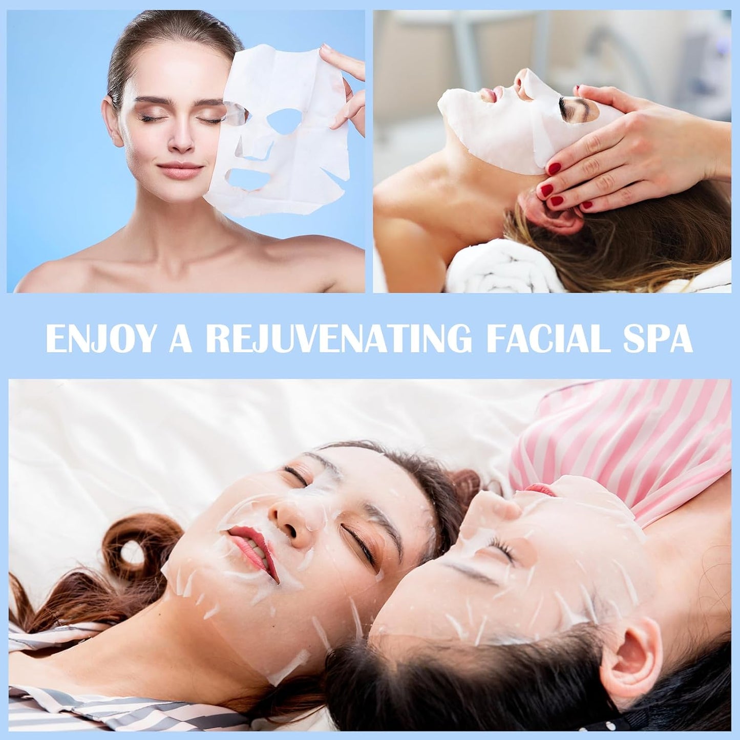 Facial Masks for Face Skincare Natural Ingredients (5 pcs)