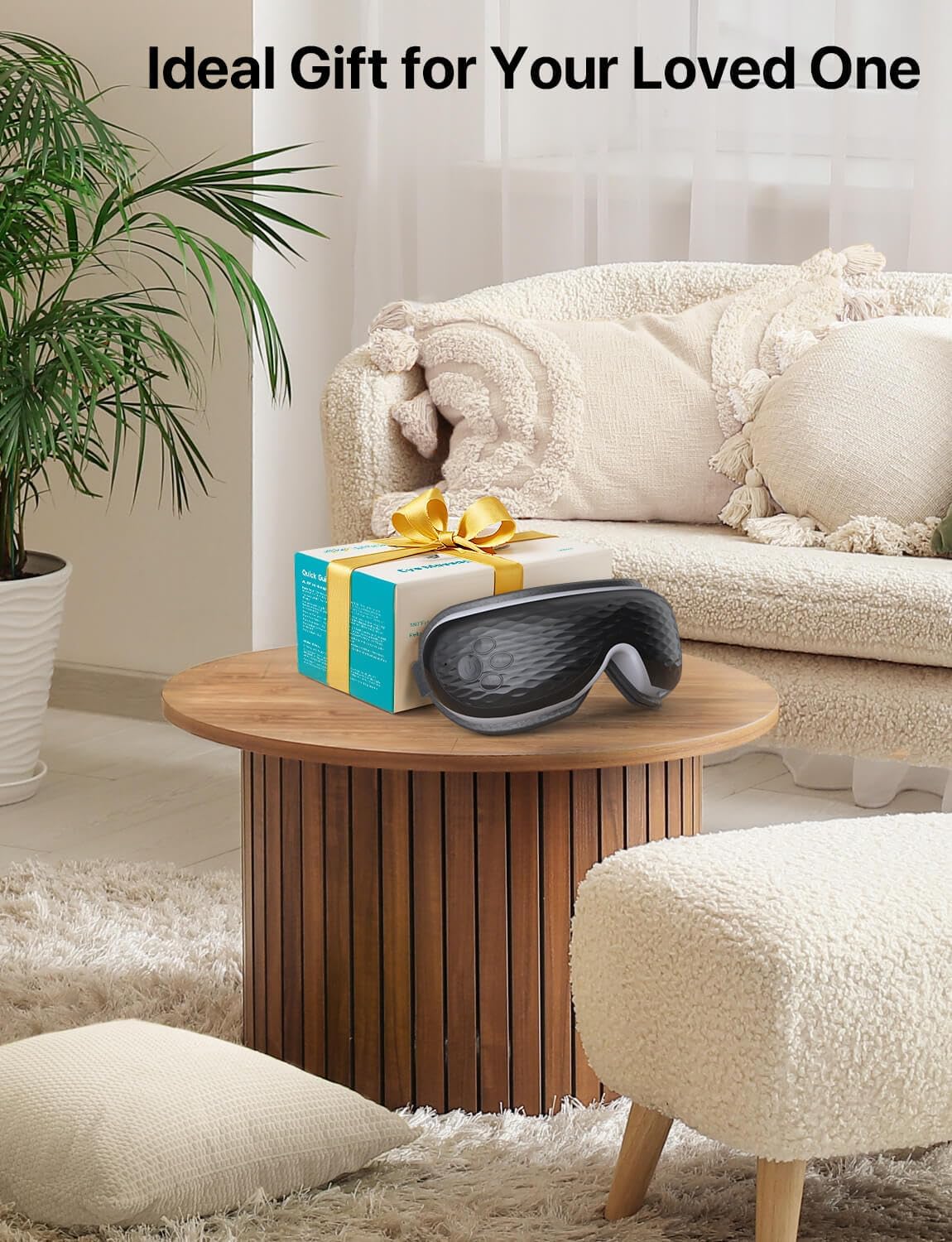 Eye Massager Mask with Heat, Migraine Relief