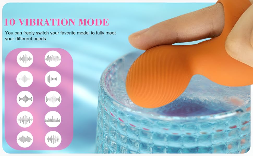 Face Massager Mini , Waterproof Rechargeable - Orange