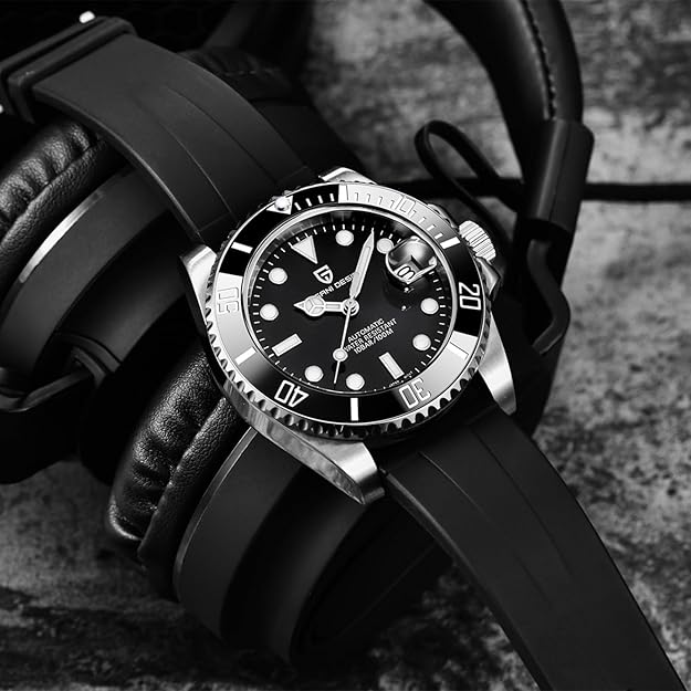 Watch Pagani Design Submariner PD-1661 Automatic Mechanical, 40mm Black Dial.