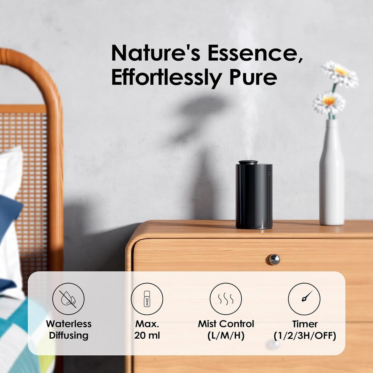 Oil Diffuser, Waterless