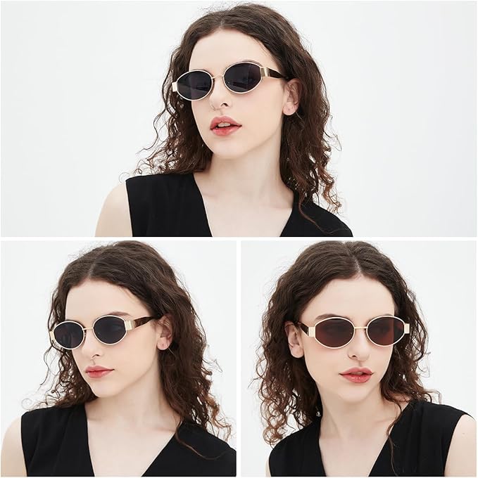 Sunglasses for Women UV400 - Black Frame