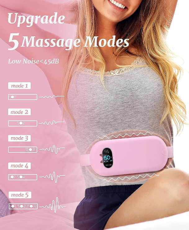 Heating Pad for Cramps, Upgrade Electric Period Fast Heating Pad