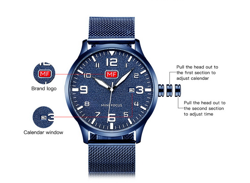 Watch Mini Focus Black 43 mm