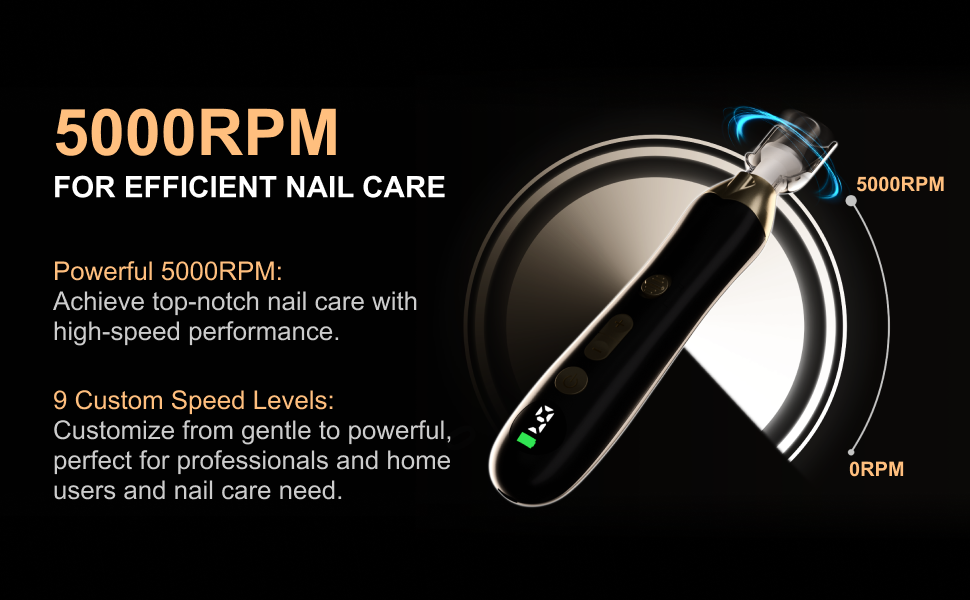 Nail Drill Set Manicure Pedicure Cordless