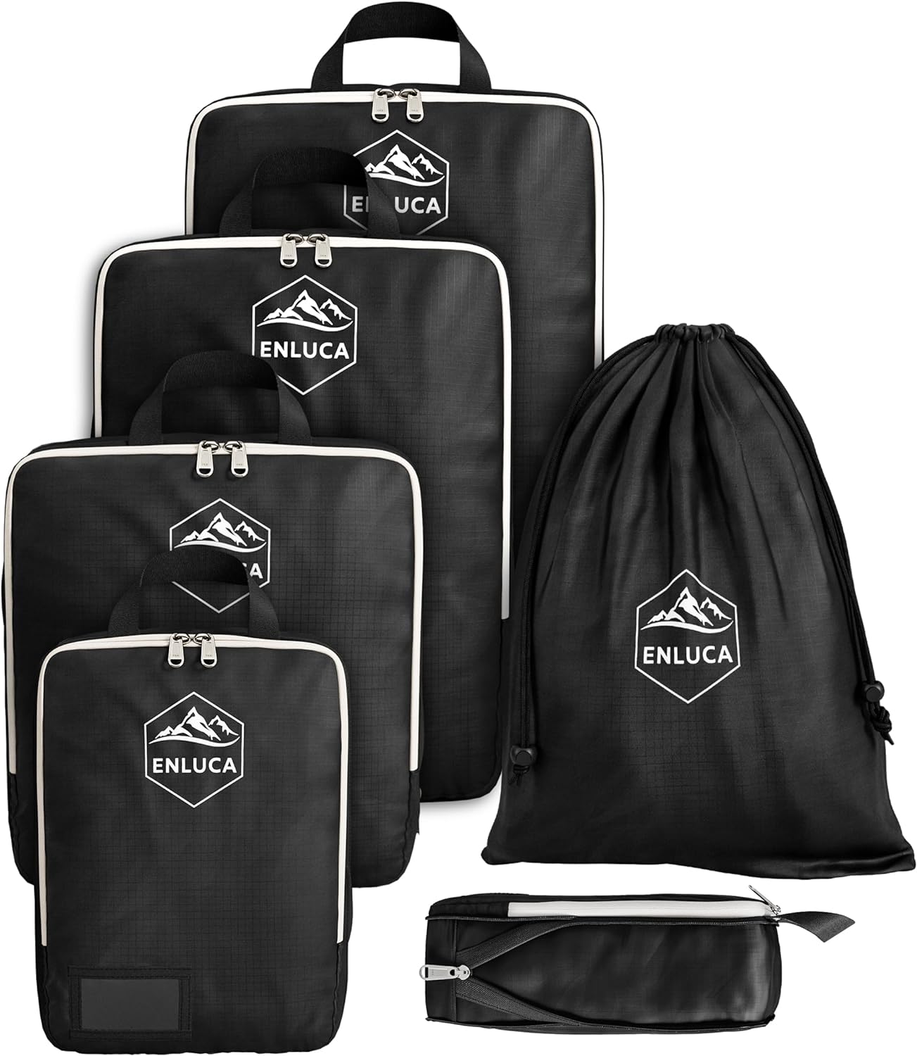 Packing Cubes Compression, 6 Set Compression Travel Bags