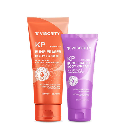 KP Bump Eraser Body Scrub & Keratosis Pilaris Lotion Bundle Set