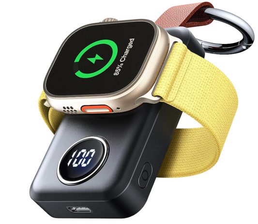 I Watch Portable 2000mAh Wireless Charger Compatible for Apple Watch Series 9/8/7/6/5/SE/4/3/2/UItra 2/Ultra