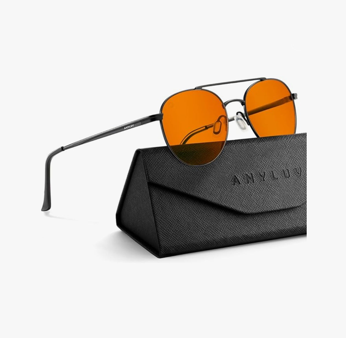 ANYLUV Blue Light Glasses for Women/Men, Black - Max Protection