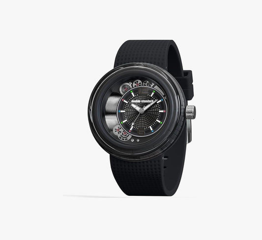 doublÉ-Standard É-CLAT Fashion Watch for Men & Women - BLACK