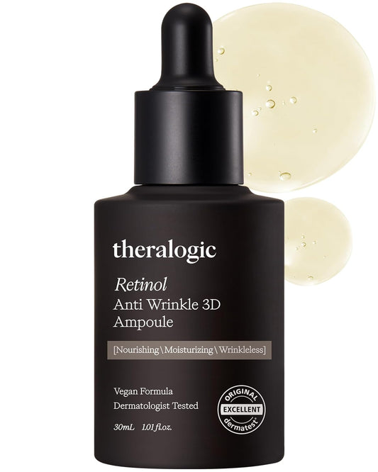 Theralogic - Retinol 3D Ampoule - Korean Retinol Vitamin A Face Serum