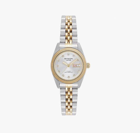 Miykon Silver and Gold Watches for Women 26mm Watch - Gold / Silver