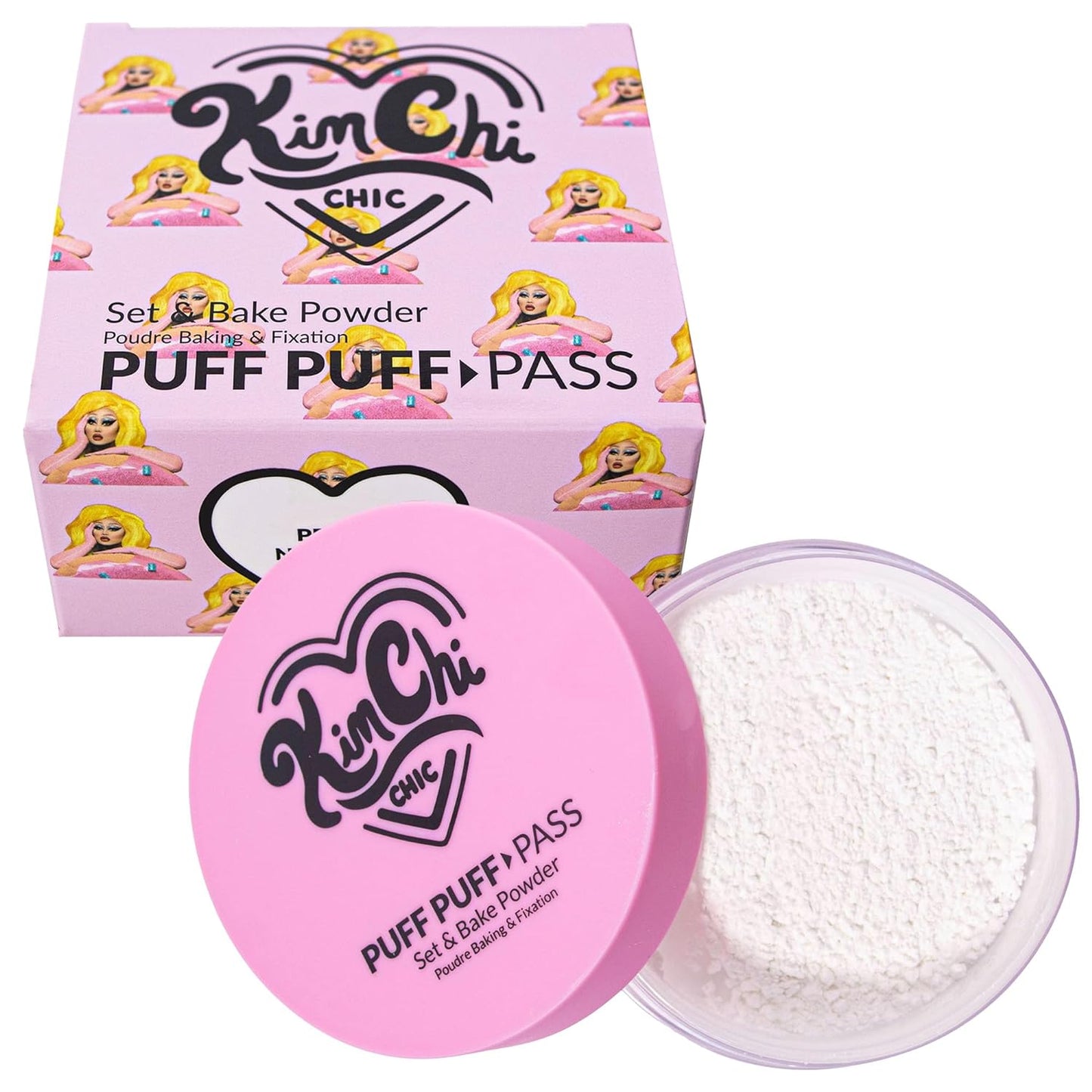 Kimchi Chic Beauty Puff Puff Pass Set and Bake Powder - PPP01 = IVANDER