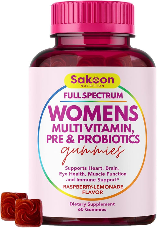 Women's Full Spectrum Multivitamin Gummies with Probiotics & Prebiotics