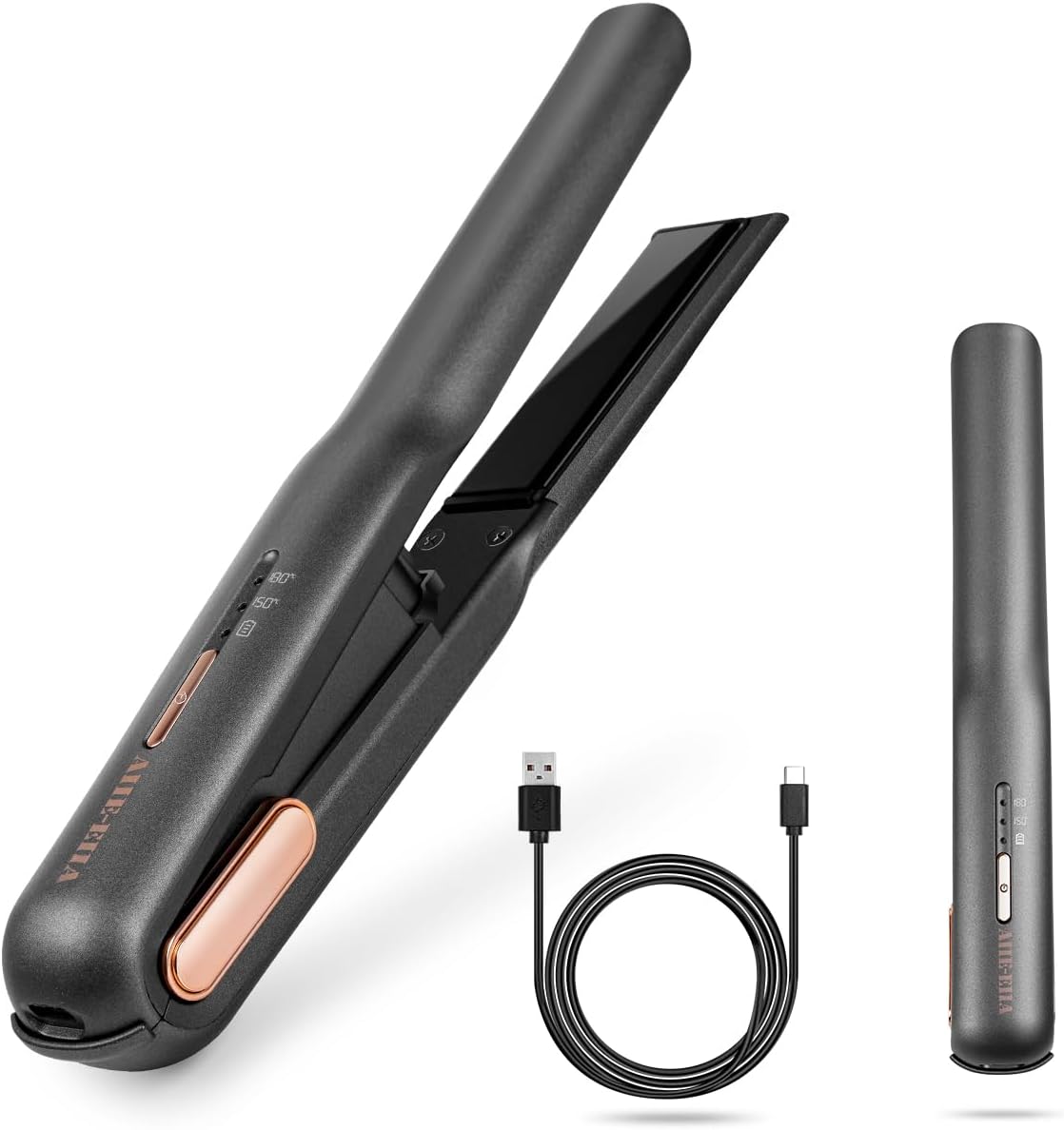 Hair Straightener, Portable Flat Iron for Hair, cordless