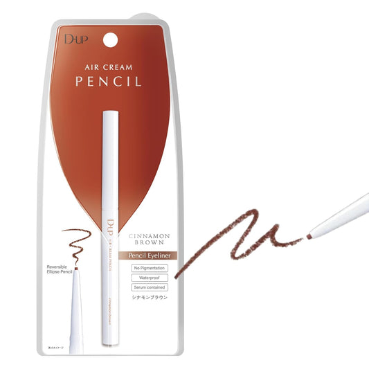 Pencil Eyeliner, Smooth Eye Makeup, Waterproof & Smudge Resistant, Japanese - Cinnamon Brown, 0.04 Oz