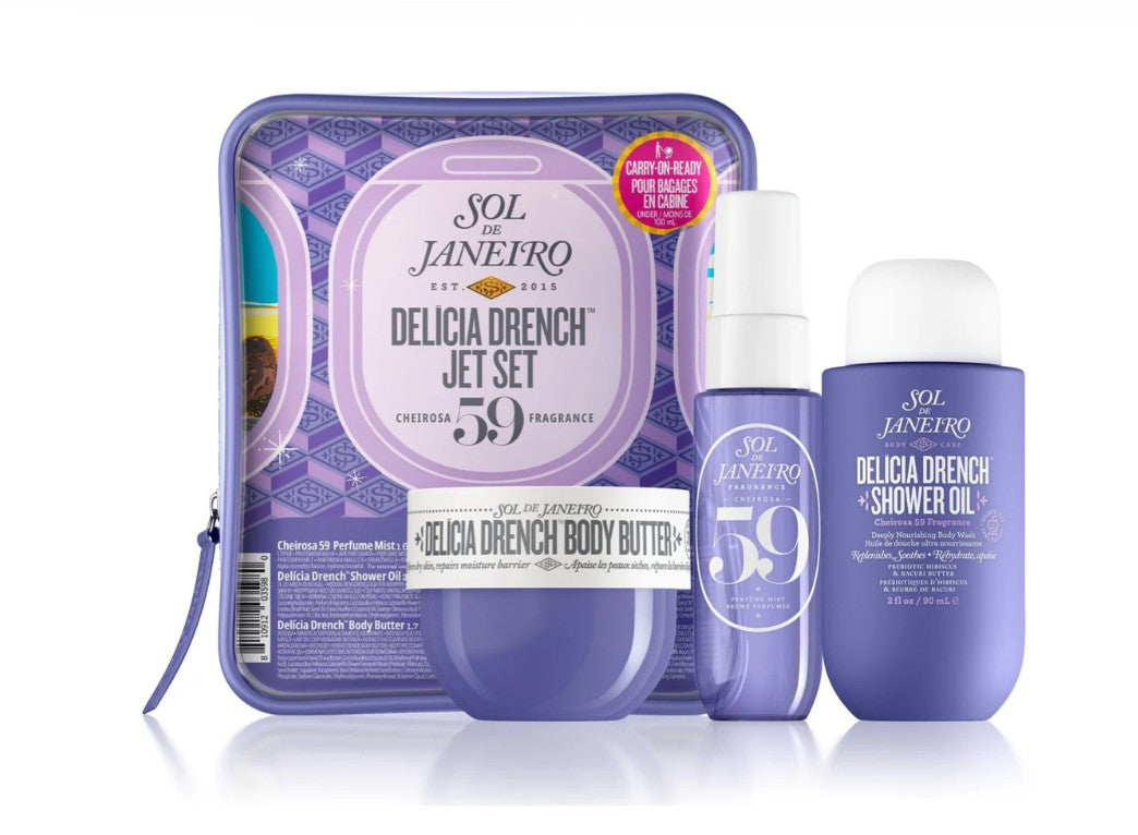 Sol de Janeiro Delicia drench  Trio Travel Set | Jet Set |