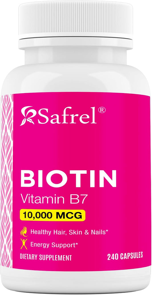 Biotin (Vitamin B7) 10,000mcg, 240 Capsules