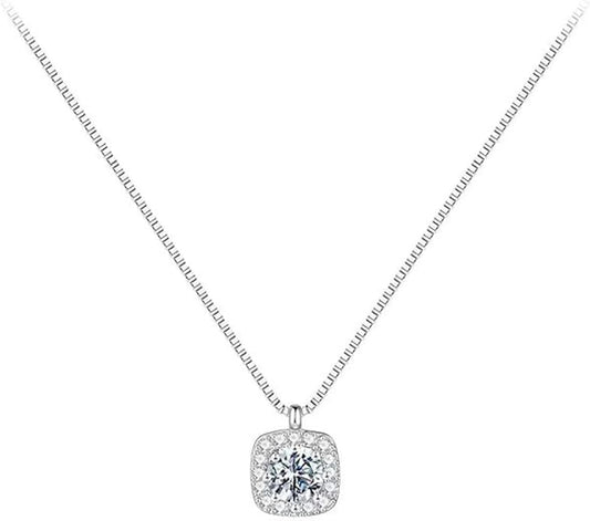 Diamond Pendant Necklace for Women Cubic Zirconia
