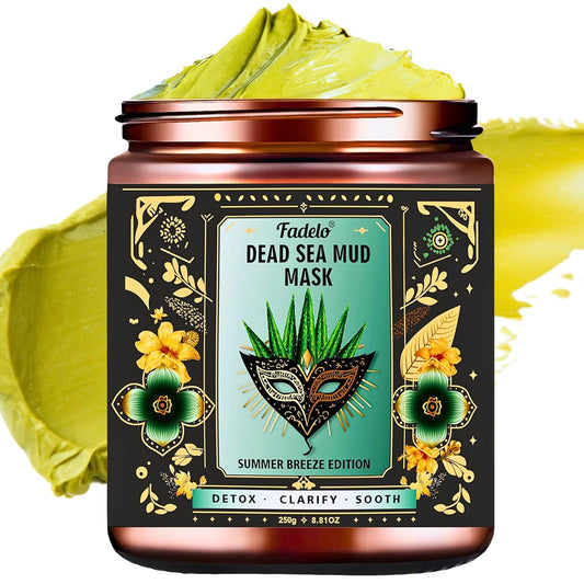 Dead Sea Mud Mask for Face and Body-Spa Facial Clay Mask with Aloe Vera