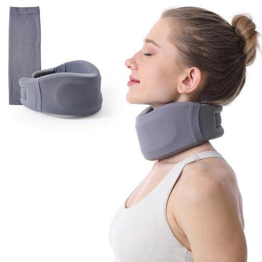 Soft Neck Brace Cervical Collar for Neck Posture Relief Pain - LARGE