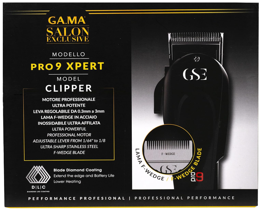 Hair Clipper- Salon Exclusive Pro 9 Xpert Professional Hair Clippers