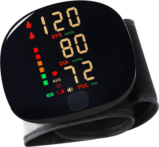 Wrist Blood Pressure Monitor - Rechargeable