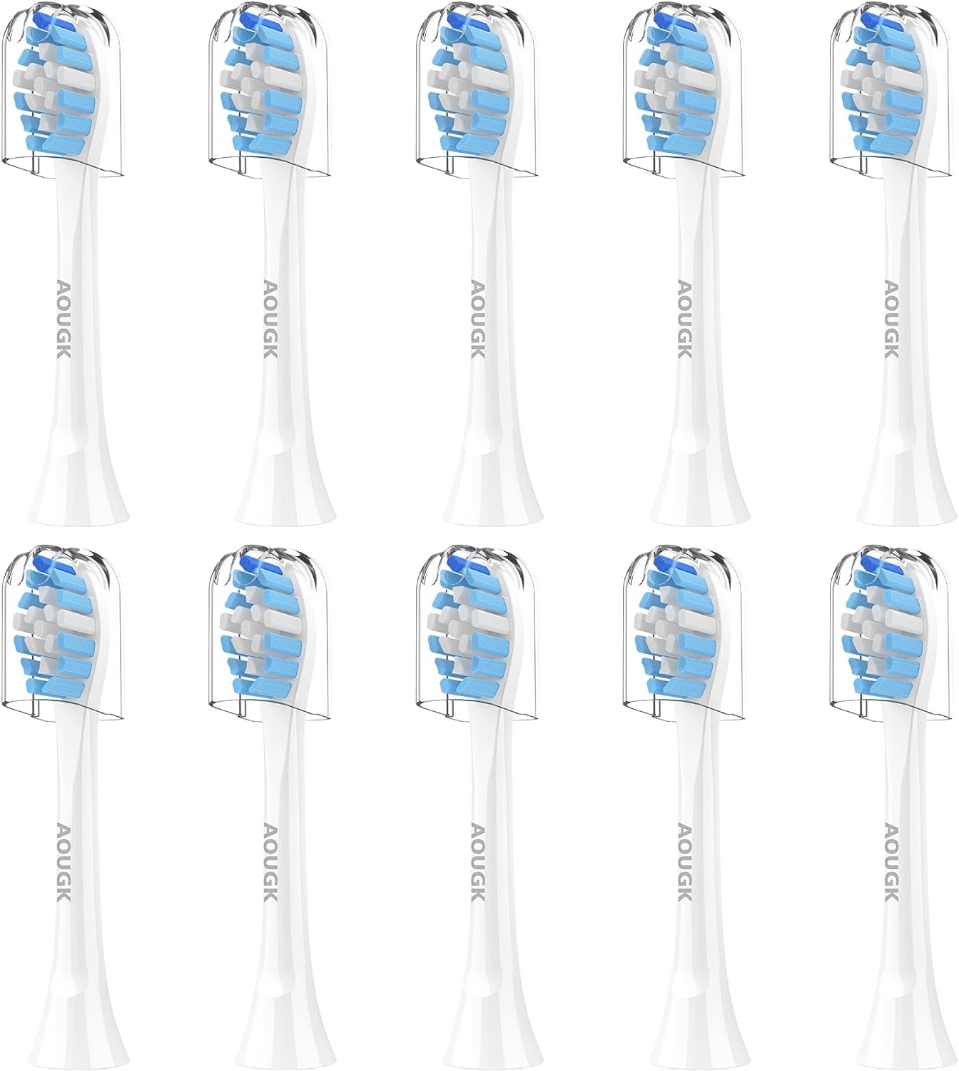 Toothbrush Replacement Heads Compatible with Philips Electric Sonicare Click-on