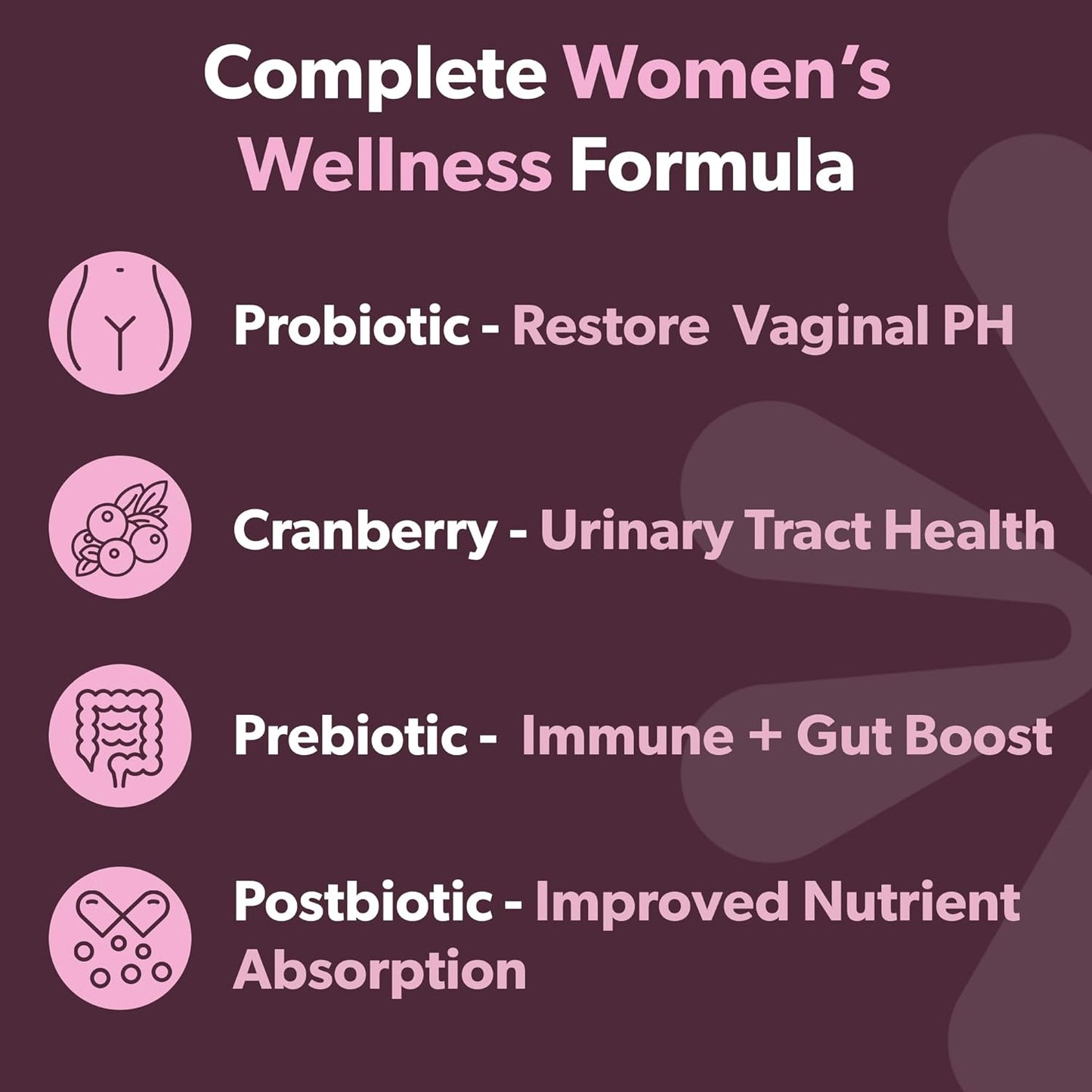 BIOMA Feminine Health Postbiotics, Prebiotics & Lactobacillus  (60 Capsules)