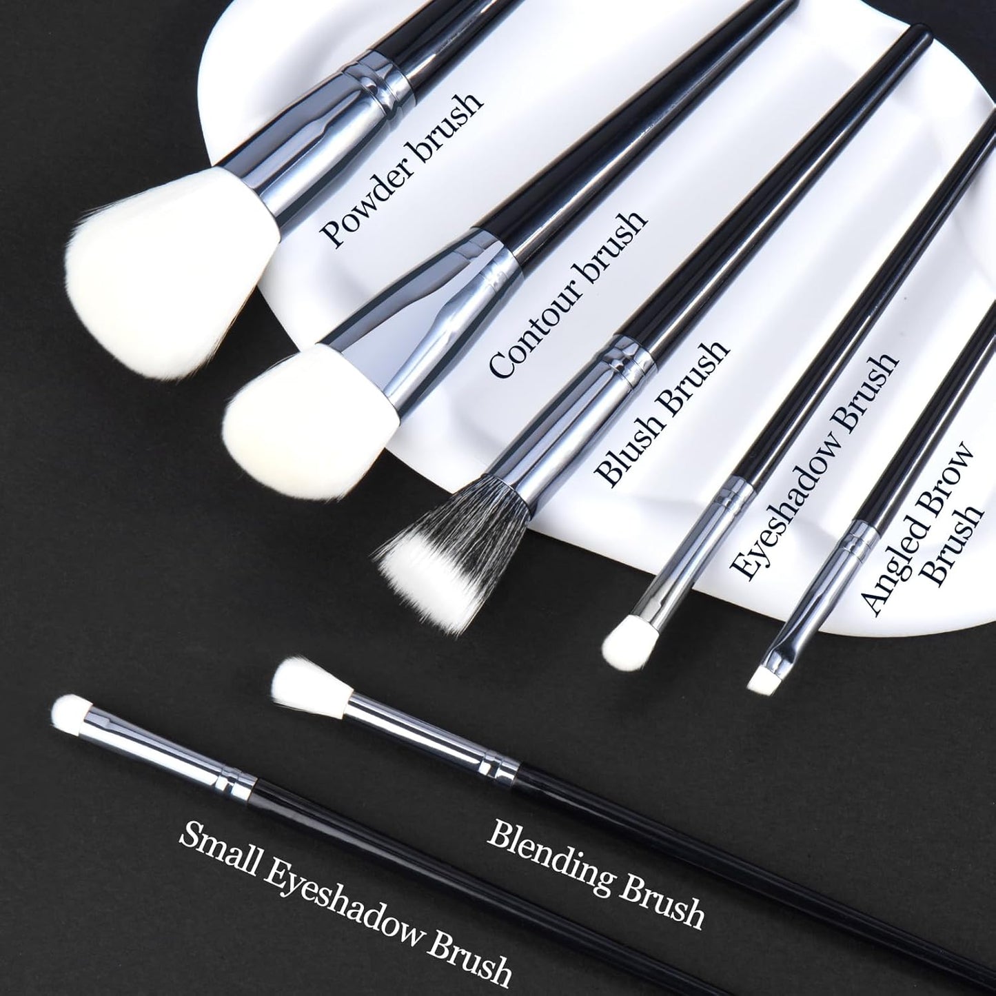 Makeup Brushes Set 7 Pcs Black