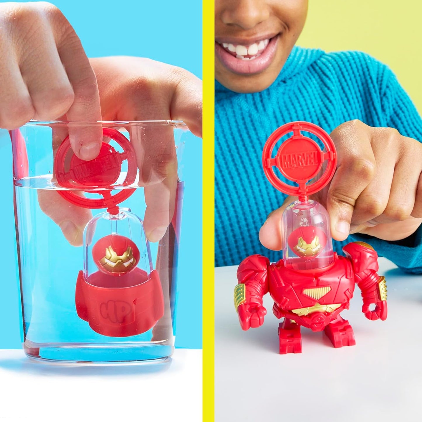 Hydro Pods Marvel Hulkbuster Aqua Armor, Mech Suit Battle Set