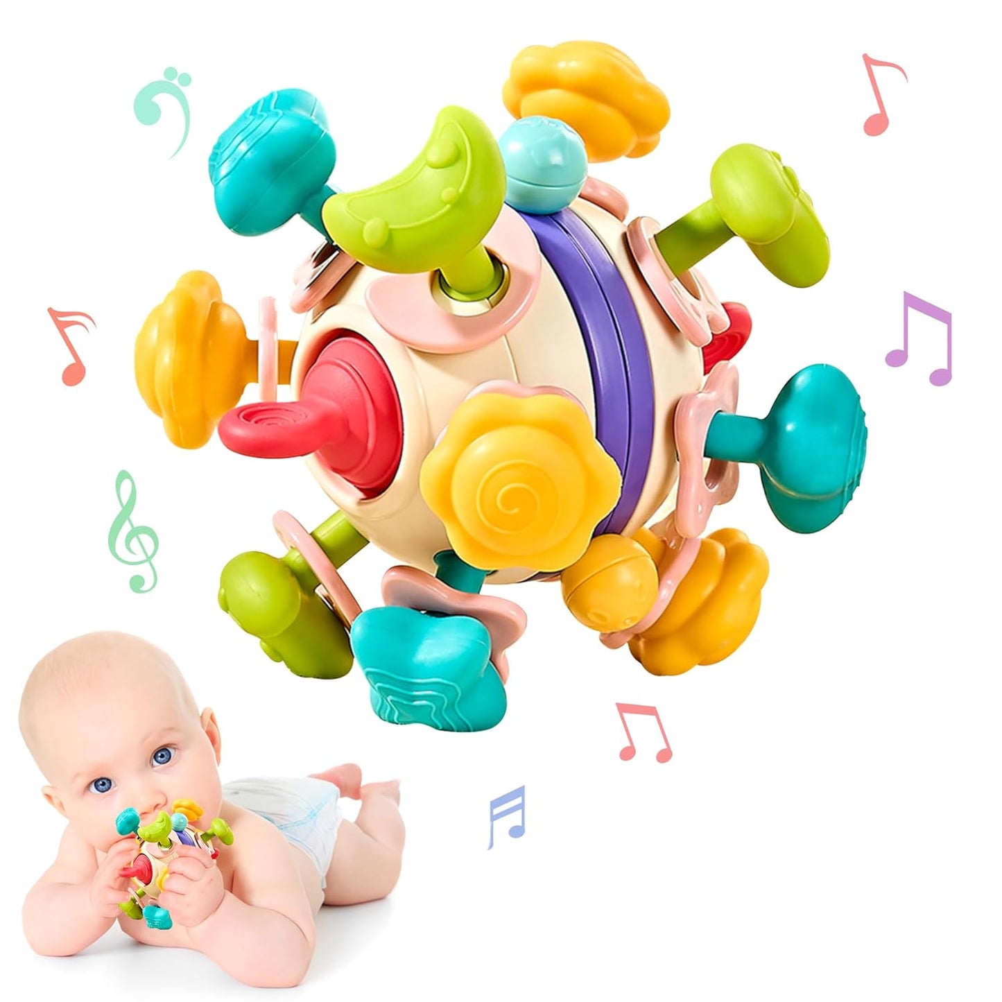 Baby Sensory Toys - Teething Montessori Toys for Babies