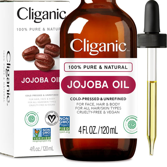 Jojoba Oil for Skin, Hair & Face (4oz)