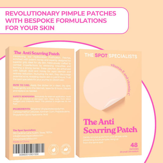 Pimple Patches for Face to Fight Acne & Minimize Scars (48 Patches)