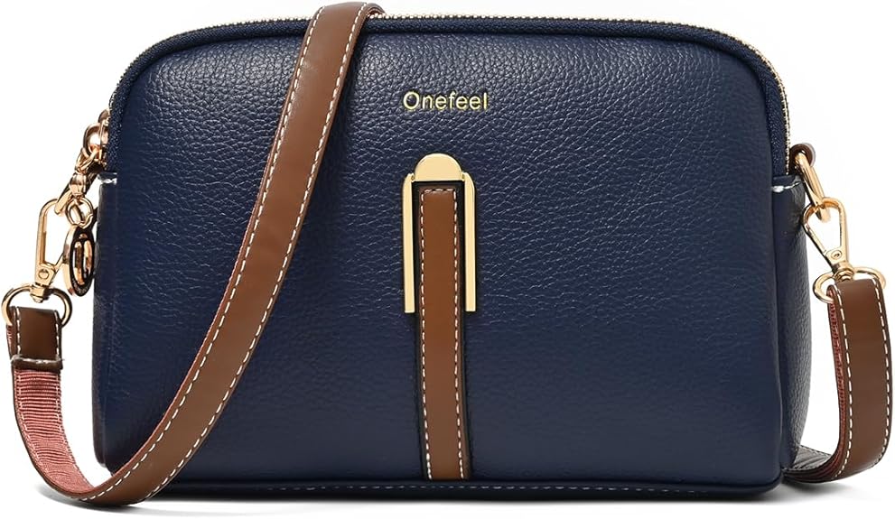 Crossbody Bags Leather - BLUE