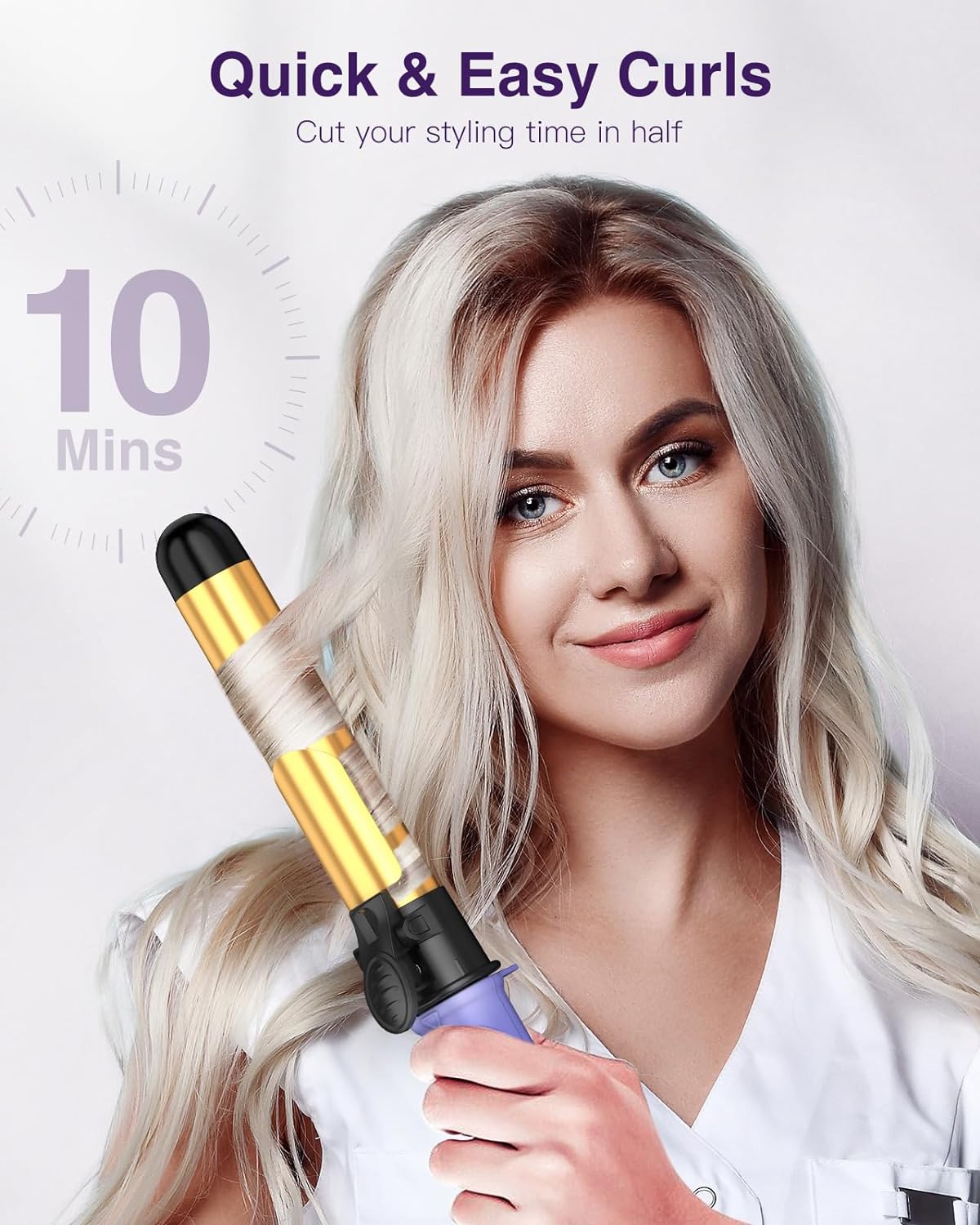 Rotating Curling Iron 1 1/4 Inch