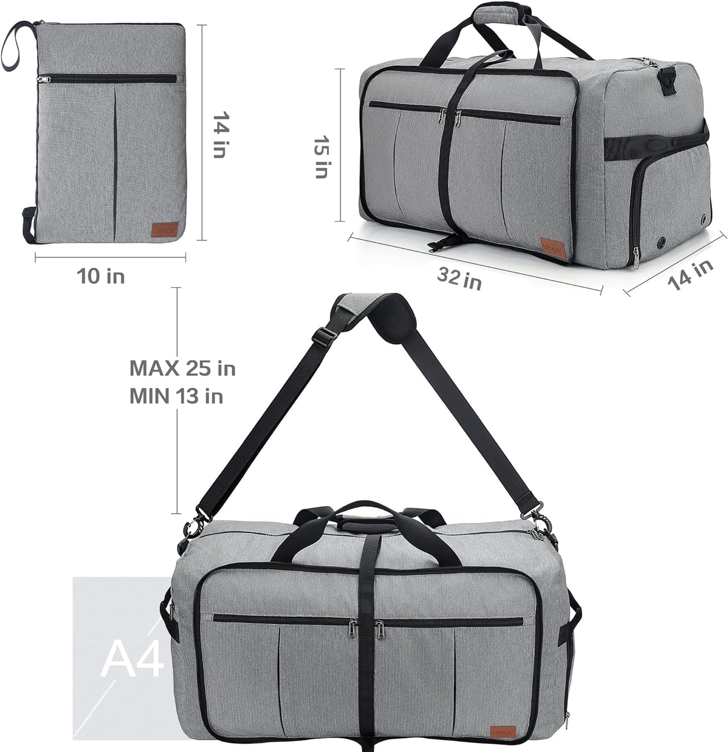 Duffle Bag 100L Travel - Heavy Duty