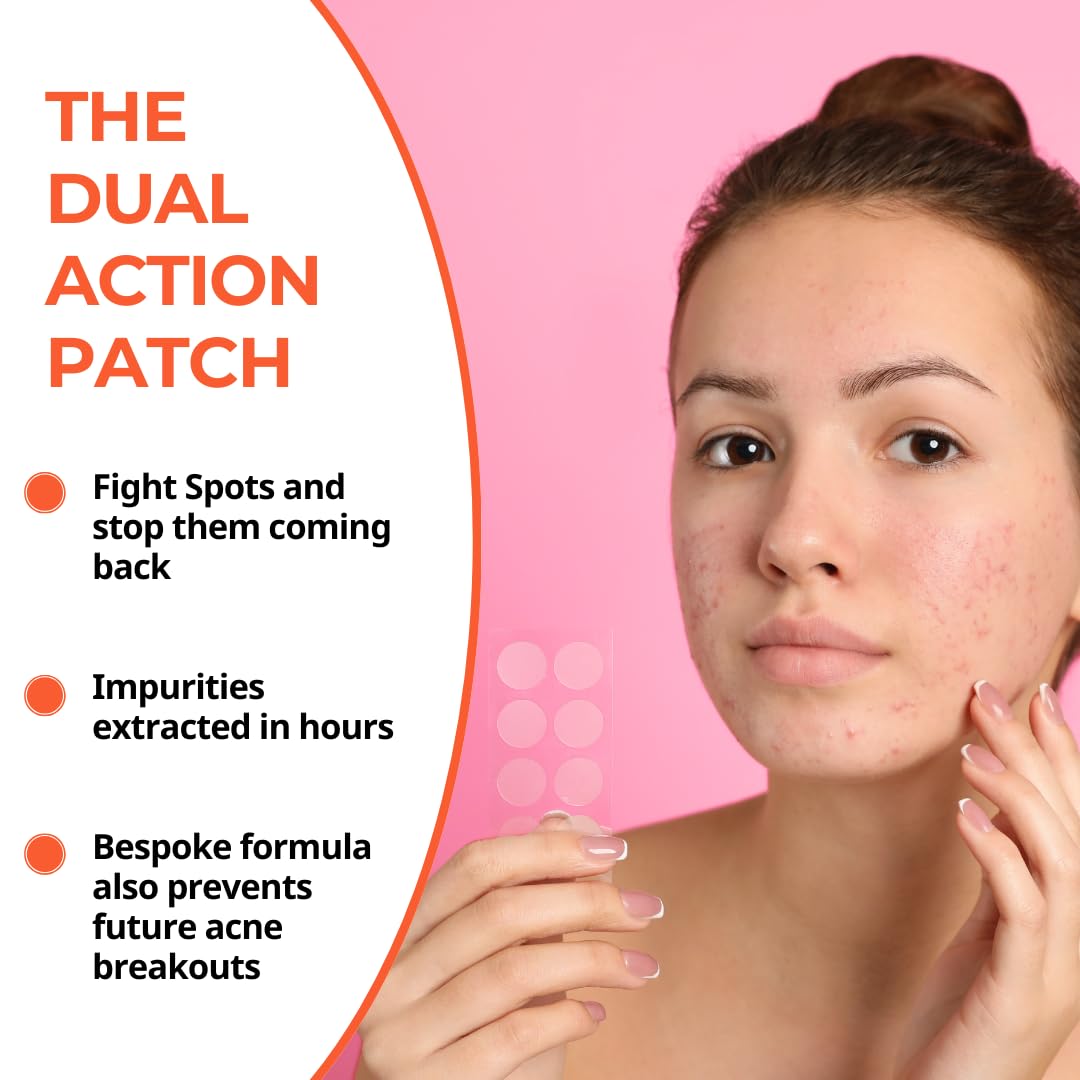 Pimple Patches for Face to Fight Acne & Prevent Recurrence - Dual Action Patch (48 patches))