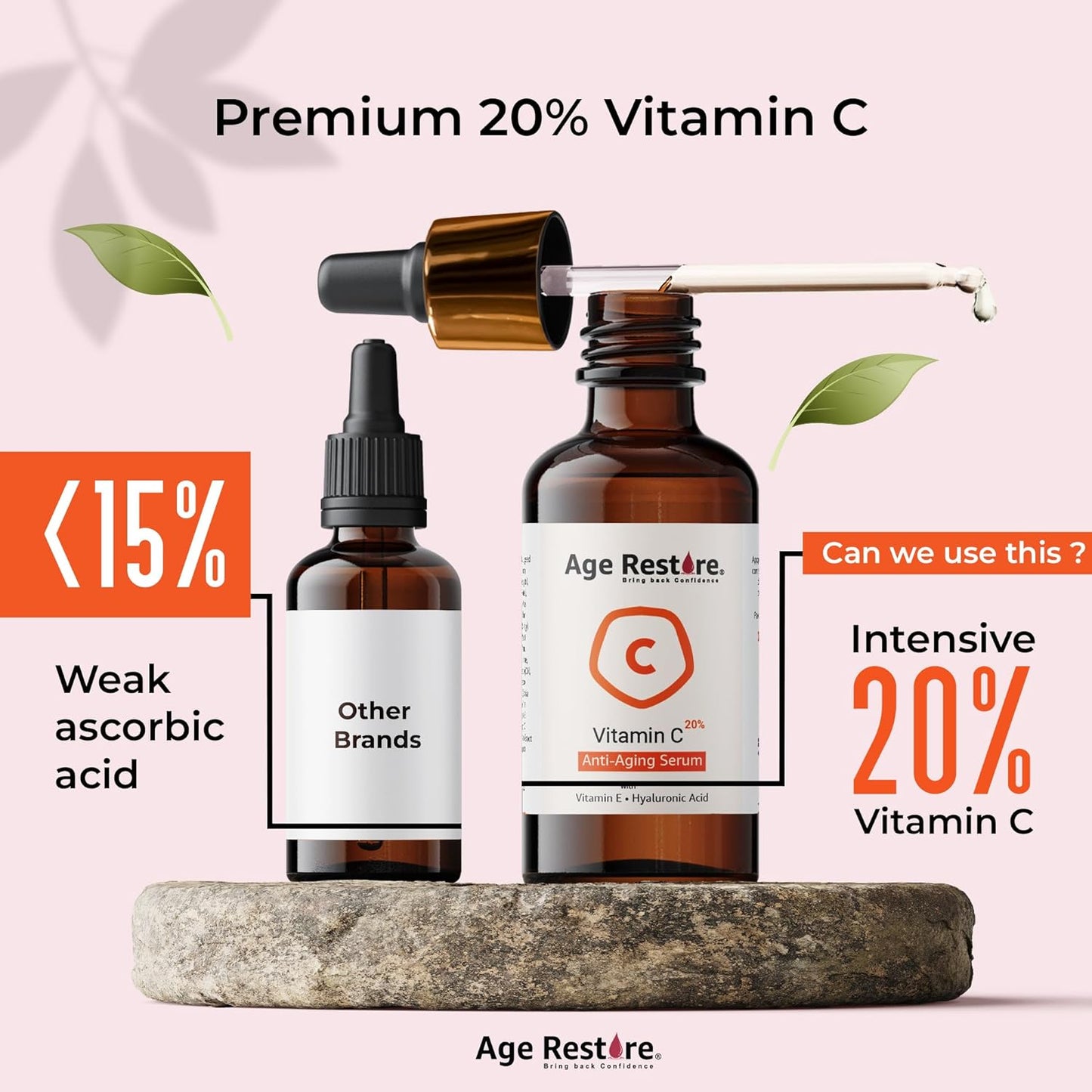 Face Serum Age Restore 20% Vitamin C  & E