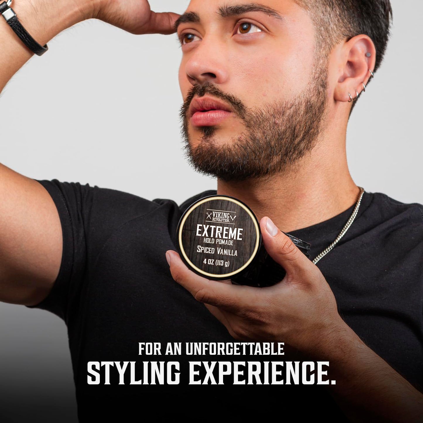 Viking Revolution Spiced Vanilla Hair Pomade for Men