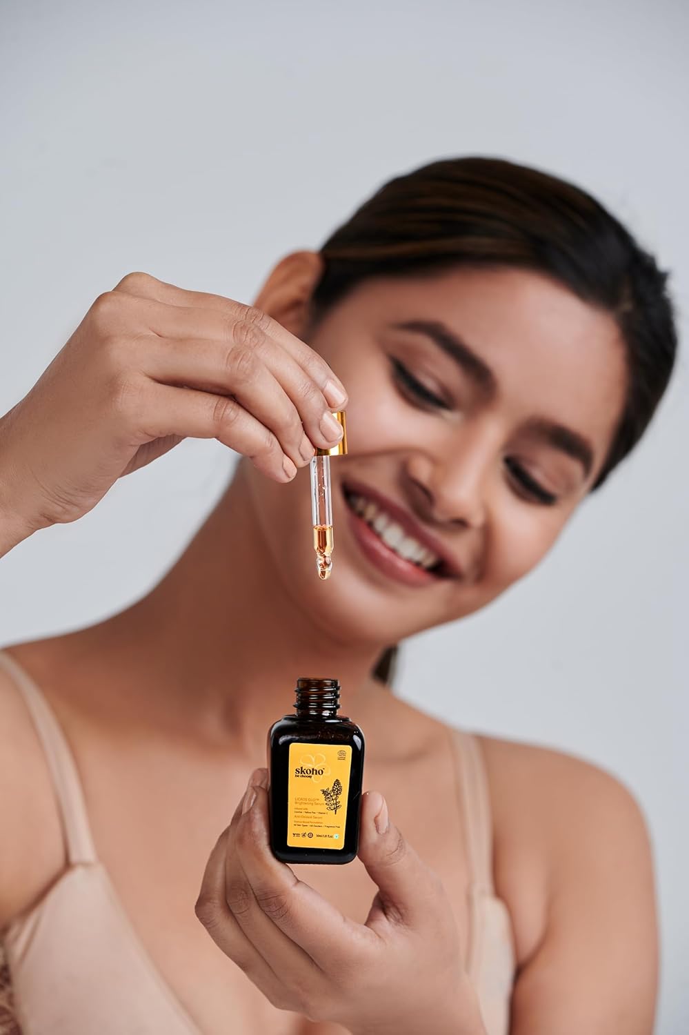 SKOHO - Vitamin C Face Serum with 98.932% Naturality | Reduces dark spots