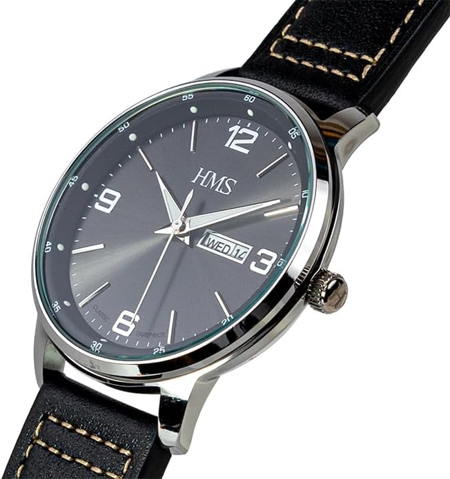 HMS, Classic Men’s Dress Watch, 25905, 42mm - BLACK