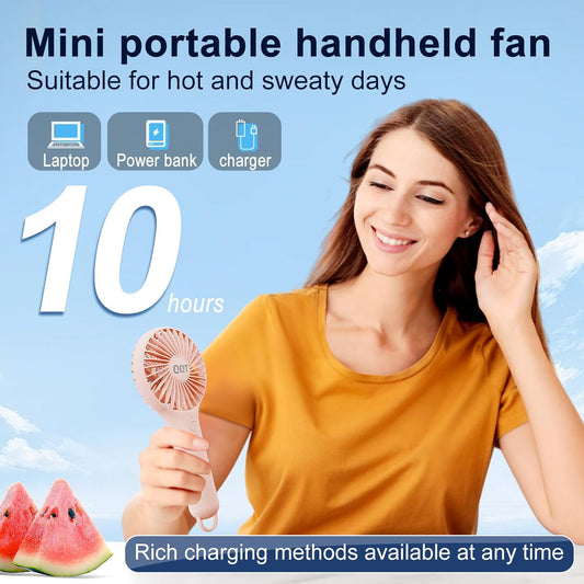 Fan Mini, Small Personal Fan with 3 Speeds