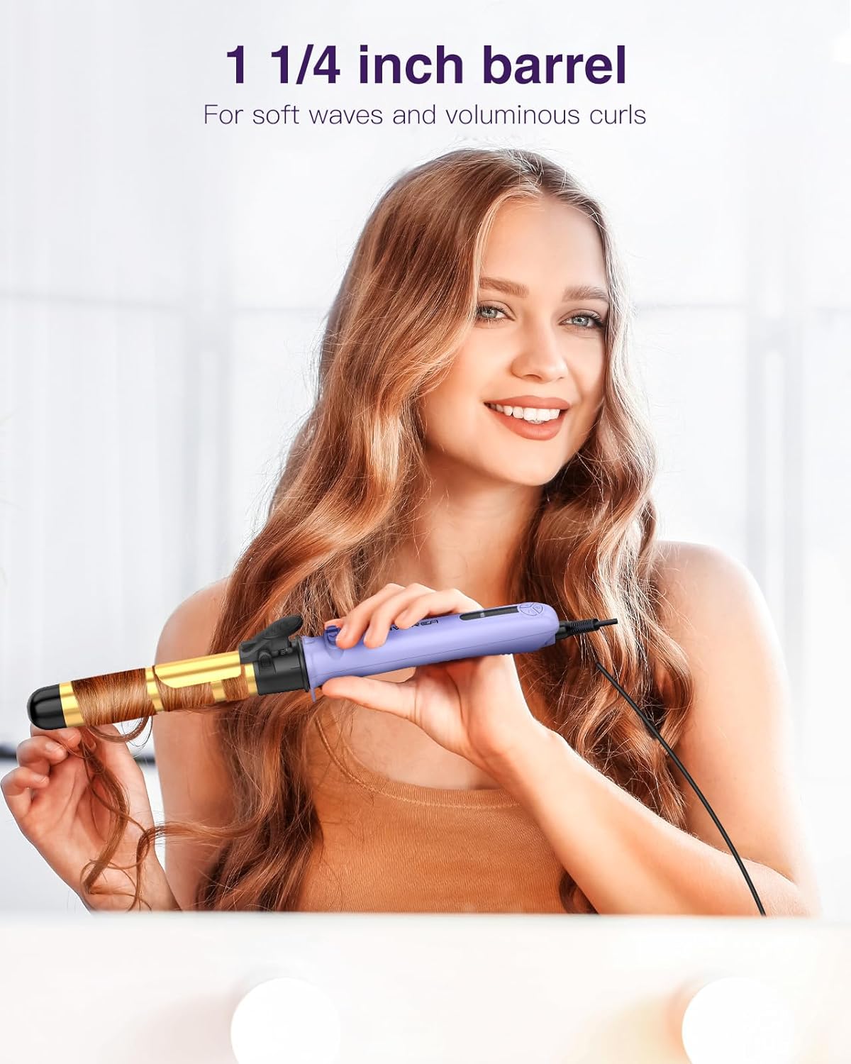 Rotating Curling Iron 1 1/4 Inch