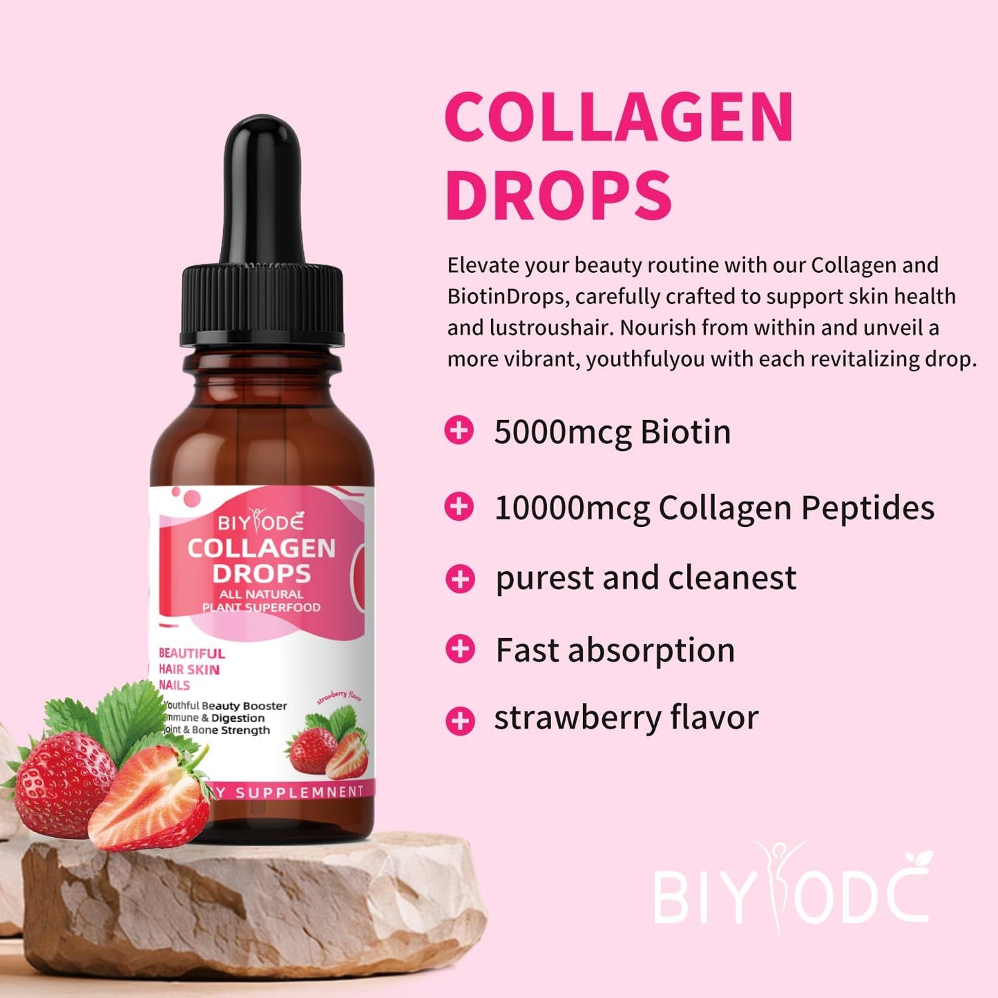 Collagen Liquid with Biotin Beautiful Hair, Skin, Nails