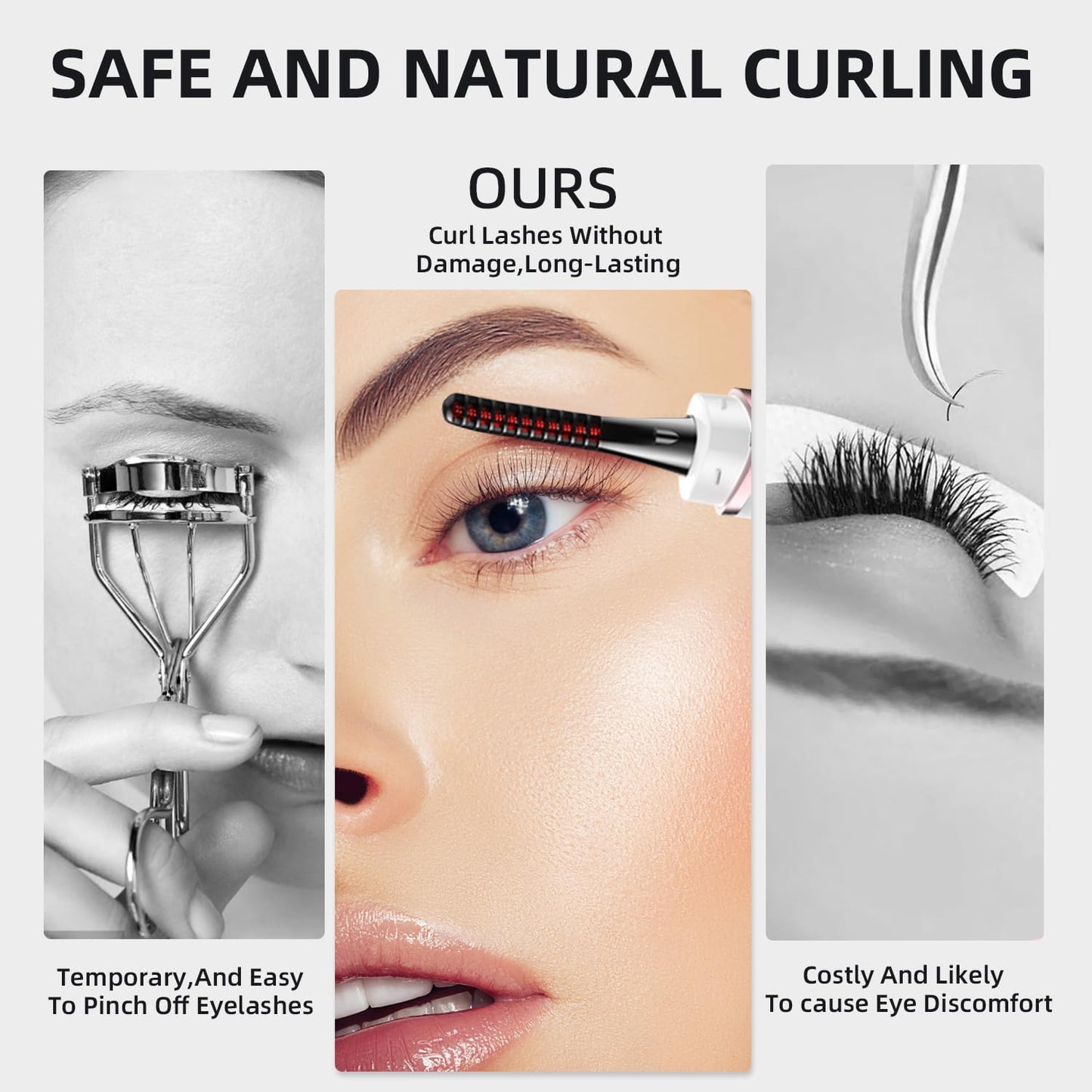 Eyelash Curlers - Fast Heat up Within 10s