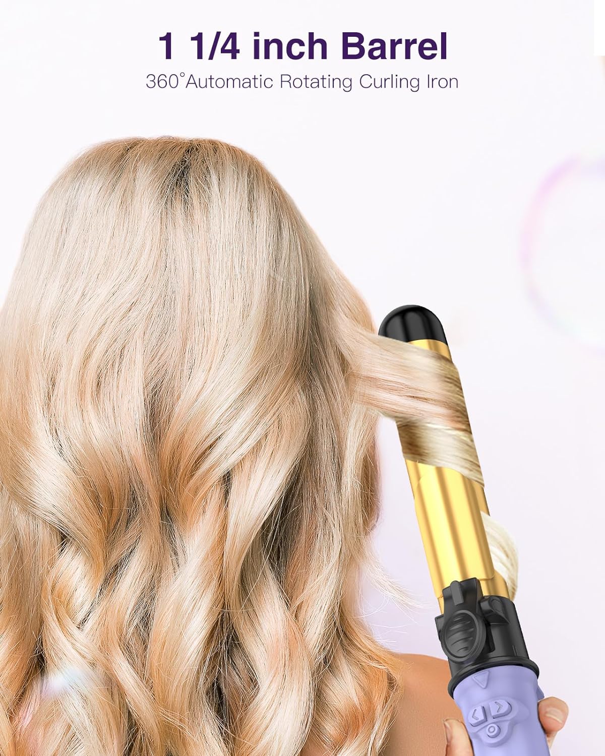 Rotating Curling Iron 1 1/4 Inch